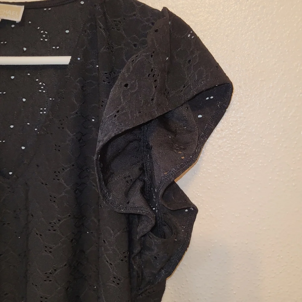Michael Kors Black Lace Blouse - Picture 3 of 6